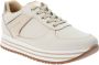 Nerogiardini Leren Meisjes Sneakers Beige Dames - Thumbnail 2