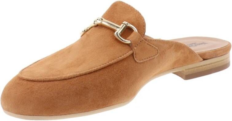 Nerogiardini Leren Sabot Schoenen Brown Dames