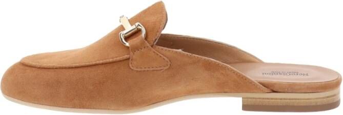 Nerogiardini Leren Sabot Schoenen Brown Dames