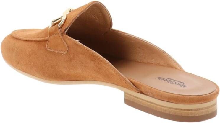 Nerogiardini Leren Sabot Schoenen Brown Dames