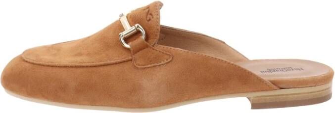 Nerogiardini Leren Sabot Schoenen Brown Dames