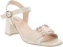 Nerogiardini Leren sandalen voor vrouwen Beige Dames - Thumbnail 9