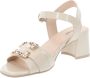 Nerogiardini Leren sandalen voor vrouwen Beige Dames - Thumbnail 11