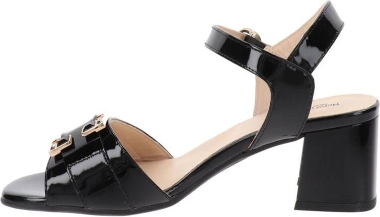 Nerogiardini Leren sandalen voor vrouwen Black Dames