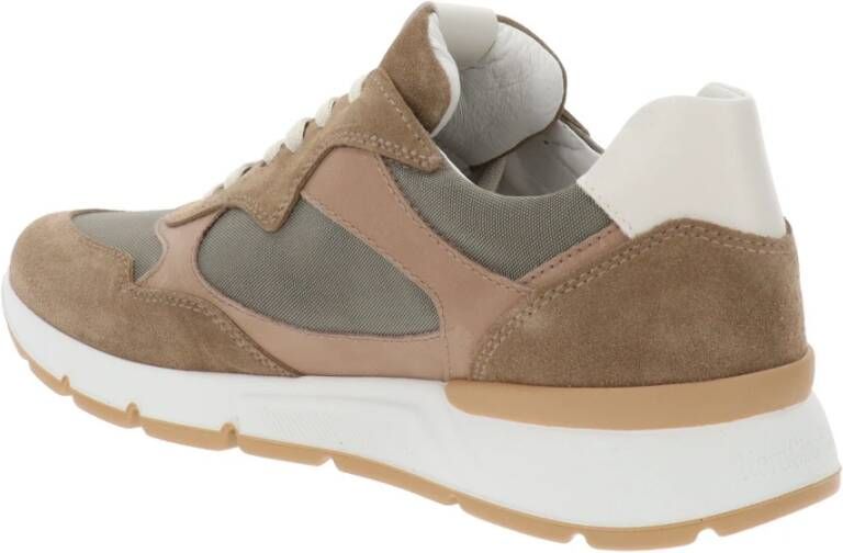 Nerogiardini Leren Sneakers voor Mannen Brown Heren