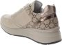 Nerogiardini Leren Sneakers voor Vrouwen Beige Dames - Thumbnail 6