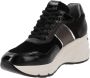 Nerogiardini Leren Sneakers voor Vrouwen Black Dames - Thumbnail 9