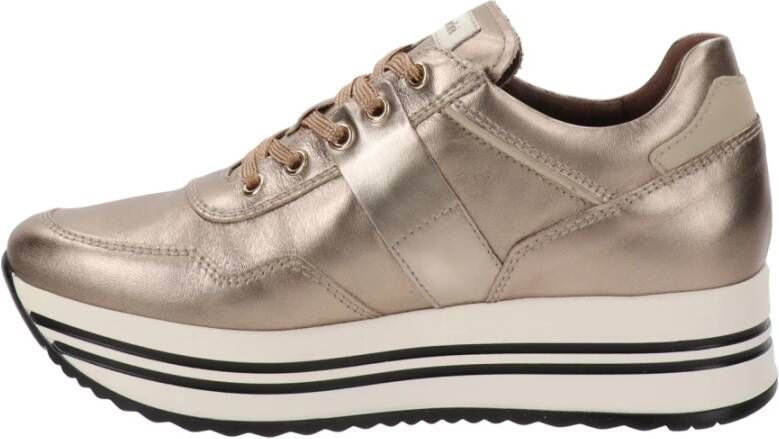 Nerogiardini Leren Sneakers voor Vrouwen Brown Dames