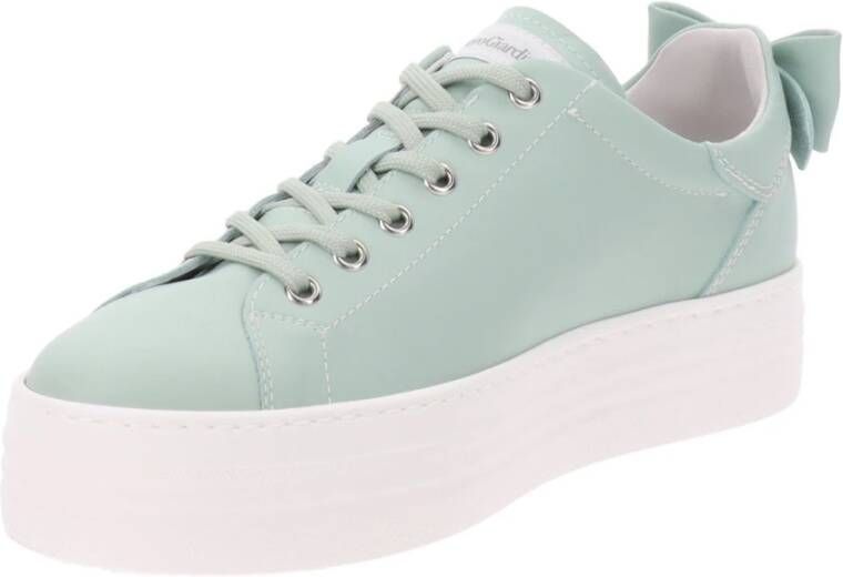 Nerogiardini Leren Sneakers voor Vrouwen Green Dames