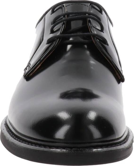 Nerogiardini Leren Veterschoenen Black Heren