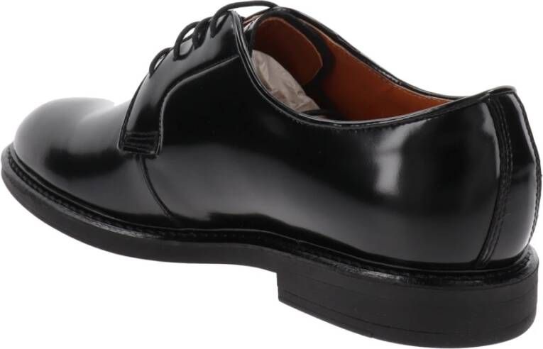 Nerogiardini Leren Veterschoenen Black Heren