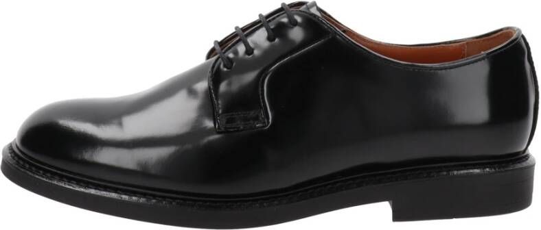 Nerogiardini Leren Veterschoenen Black Heren