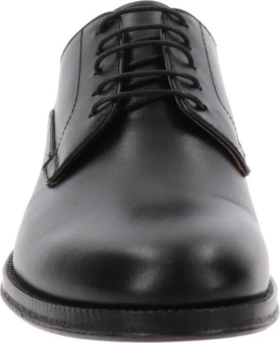 Nerogiardini Leren Veterschoenen Black Heren