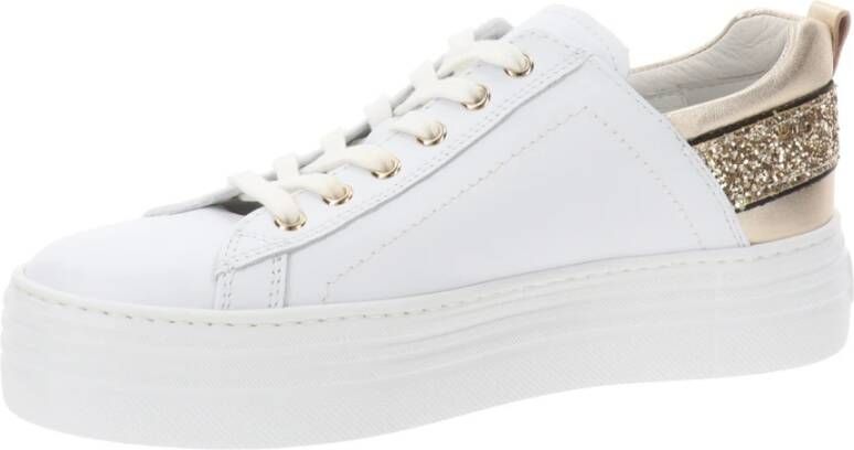 Nerogiardini Leren Veterschoenen voor Dames White Dames