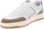 Nerogiardini Leren Vetersneakers Beige Dames - Thumbnail 5