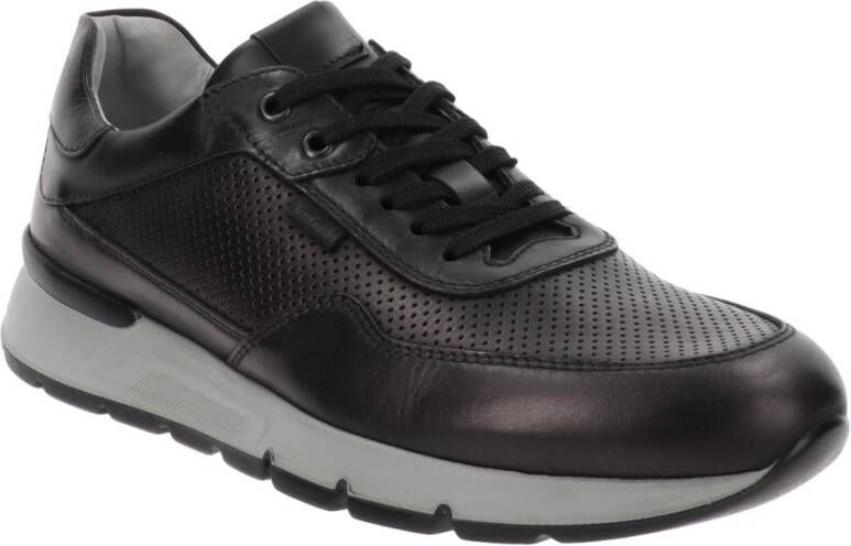 Nerogiardini Leren Vetersneakers Black Dames