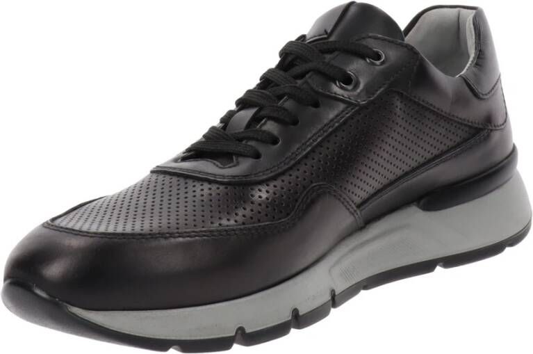 Nerogiardini Leren Vetersneakers Black Dames