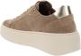 Nerogiardini Leren Vetersneakers voor Dames Beige Dames - Thumbnail 6