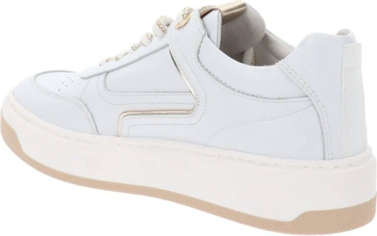 Nerogiardini Leren Vetersneakers voor Dames White Dames