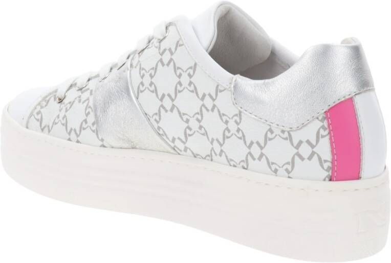 Nerogiardini Leren Vetersneakers White Dames