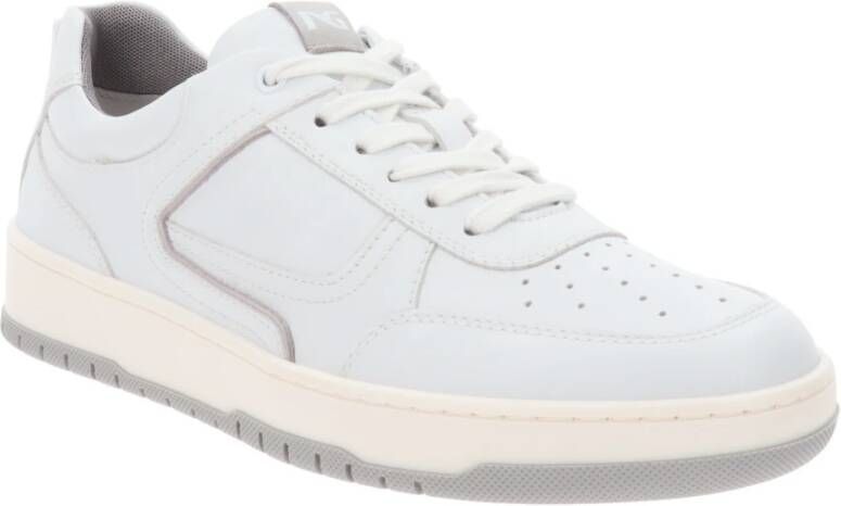 Nerogiardini Leren Vetersneakers White Heren