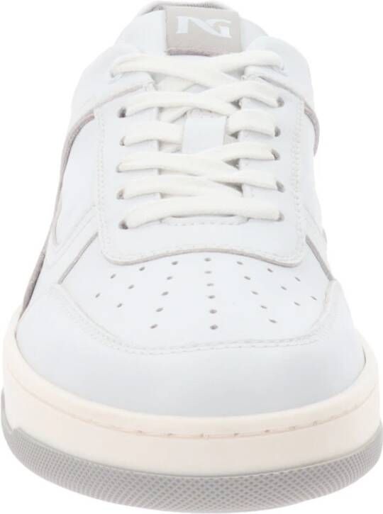 Nerogiardini Leren Vetersneakers White Heren