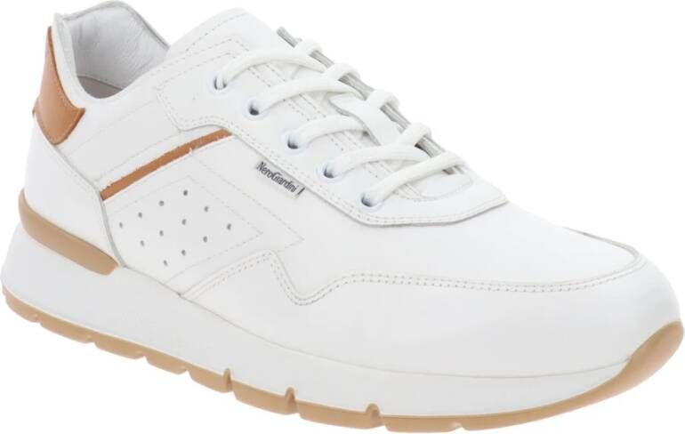 Nerogiardini Leren Vetersneakers White Heren