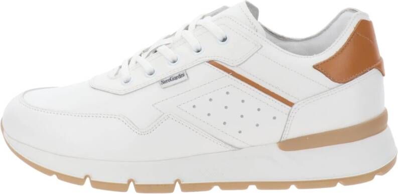 Nerogiardini Leren Vetersneakers White Heren