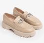 Nerogiardini Loafers Beige Dames - Thumbnail 4