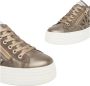 Nerogiardini Bruine Leren Sneakers Platform Rits Sluiting Brown Dames - Thumbnail 16