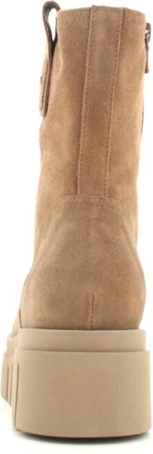 Nerogiardini Platform Dames Enkellaarzen Zwart Beige Dames