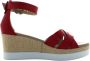 Nerogiardini Platform Sandalen Red Dames - Thumbnail 3