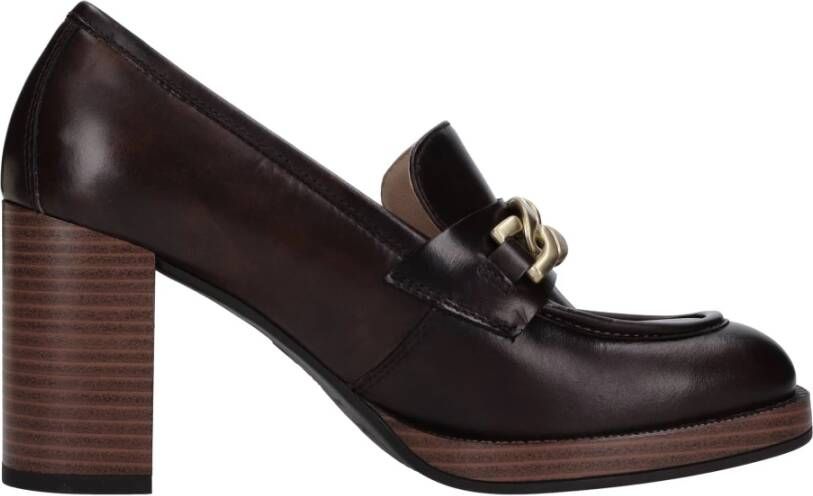 Nerogiardini Platte schoenen Bruin Brown Dames