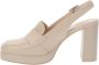 Nerogiardini Buble Slingback Schoenen Beige Dames - Thumbnail 6