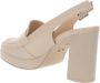 Nerogiardini Buble Slingback Schoenen Beige Dames - Thumbnail 7