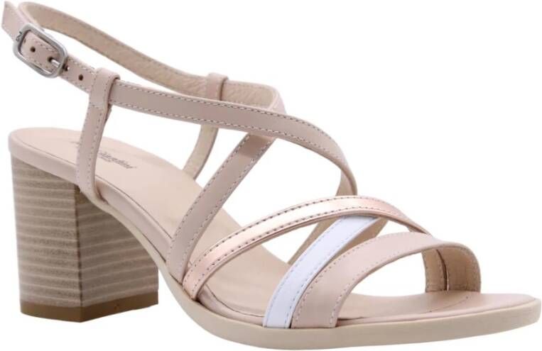 Nerogiardini Hoge Hak Statement Sandalen Beige Dames