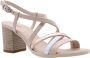 Nerogiardini Hoge Hak Statement Sandalen Beige Dames - Thumbnail 6