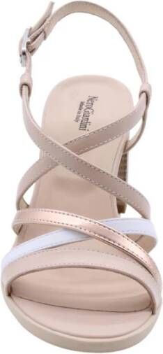 Nerogiardini Hoge Hak Statement Sandalen Beige Dames