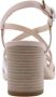 Nerogiardini Hoge Hak Statement Sandalen Beige Dames - Thumbnail 9