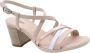 Nerogiardini Hoge Hak Statement Sandalen Beige Dames - Thumbnail 11