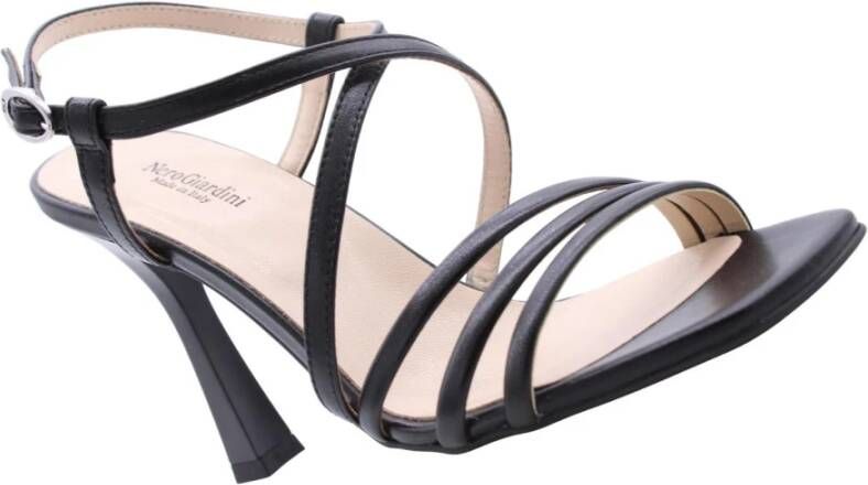 Nerogiardini Elegante Gesp Hoge Hak Sandalen Black Dames - Foto 8