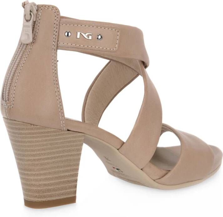 Nerogiardini Sandalen met hoge hakken Beige Dames