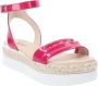 Nerogiardini Leren platte sandalen voor vrouwen Pink Dames - Thumbnail 2