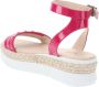 Nerogiardini Leren platte sandalen voor vrouwen Pink Dames - Thumbnail 6