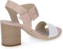 Nerogiardini Casual Nude Leren Sandalen Multicolor Dames - Thumbnail 5