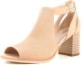 Nerogiardini Beige Leren Enkellaarzen met 7cm Hak Beige Dames - Thumbnail 15