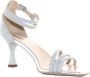 Nerogiardini Glitter Hoge Hak Sandalen voor Vrouwen Gray Dames - Thumbnail 10