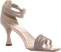 Nerogiardini Elegant Strappy High Heel Sandals Pink Dames - Thumbnail 11