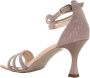 Nerogiardini Elegant Strappy High Heel Sandals Pink Dames - Thumbnail 13