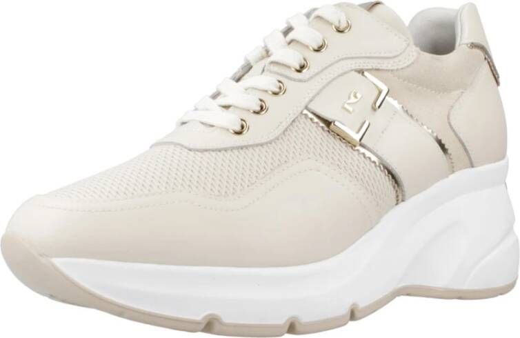 Nerogiardini Sneakers Beige White Dames